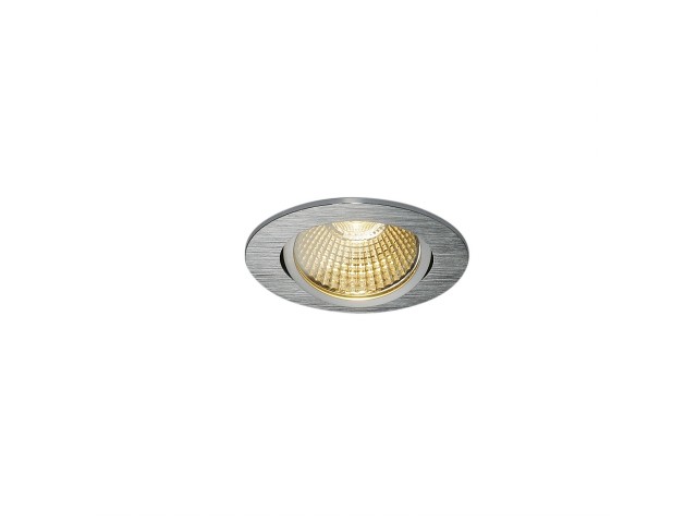 NEW TRIA rond alu geborsteld 1xLED 1800-3000K