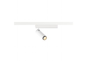 GRIP! S, spot monophasé, cylindrique, 2700 K, 11 W, PHASE, 29°, blanc / noir