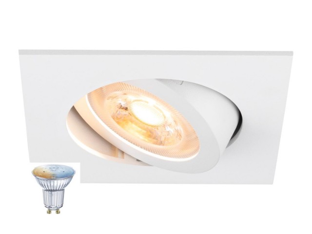 NEW TRIA® 68 SMART SET vierkant 1xGU10 wit