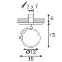 BIG WHITE 113401: KALU RECESSED 1 wit 1xG53, BIG WHITE Plafondlampen (SLV 113401) BIG WHITE 113401: KALU RECESSED 1 wit 1xG53, BIG WHITE Plafondlampen (SLV 113401)