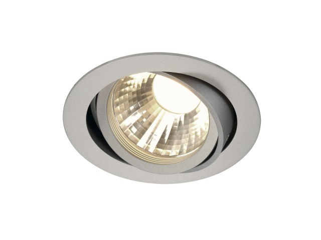 NEW TRIA LED DISK Round zgrijs 1xLED 2700K 35°