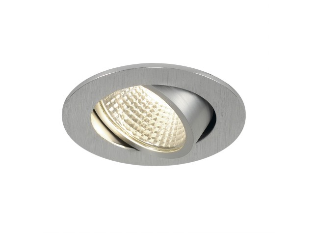 NEW TRIA LED 3W ROUND SET alu 1xLED 3000K