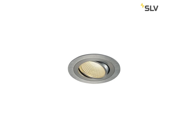 NEW TRIA LED DL ROUND SET, alu geb 1xLED 3000K 15W