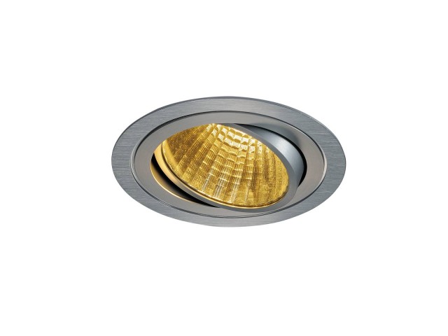 NEW TRIA LED DL ROUND SET, alu geb 1xLED 2700K 25W