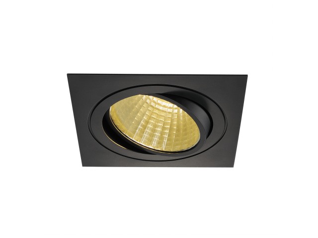 NEW TRIA LED DL SQUARE SET, zwart 1xLED 2700K 25W