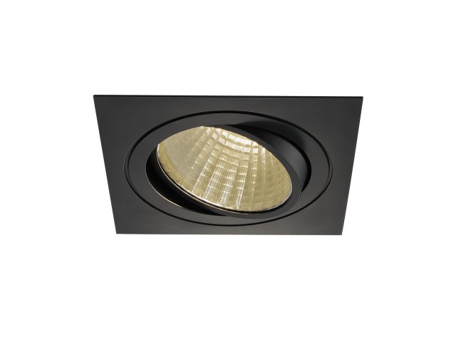 NEW TRIA LED DL SQUARE SET, zwart 1xLED 3000K 25W