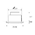 BIG WHITE 114467: OUT 65 LED DL ROUND SET titanium 1xLED 3000K, BIG WHITE Plafondlampen (SLV 114467) BIG WHITE 114467: OUT 65 LED DL ROUND SET titanium 1xLED 3000K, BIG WHITE Plafondlampen (SLV 114467)