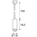 BIG WHITE 133121: SUPROS 78 wit 1xLED 3000K, BIG WHITE Hanglampen (SLV 133121) BIG WHITE 133121: SUPROS 78 wit 1xLED 3000K, BIG WHITE Hanglampen (SLV 133121)