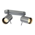 BIG WHITE 312763: ASTO TUBE 2 PL alu geborsteld 2xGU10, BIG WHITE Wandlampen (SLV 147422) BIG WHITE 312763: ASTO TUBE 2 PL alu geborsteld 2xGU10, BIG WHITE Wandlampen (SLV 147422)