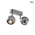 BIG WHITE 149072: LIGHT EYE 2 GU10 chroom 2xGU10, BIG WHITE Wandlampen (SLV 149072) BIG WHITE 149072: LIGHT EYE 2 GU10 chroom 2xGU10, BIG WHITE Wandlampen (SLV 149072)