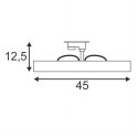 BIG WHITE 152581: LYNAH SPOT DOUBLE wit 2xLED 3000K, 3-Fase, BIG WHITE Spanningsrail (SLV 152581) BIG WHITE 152581: LYNAH SPOT DOUBLE wit 2xLED 3000K, 3-Fase, BIG WHITE Spanningsrail (SLV 152581)