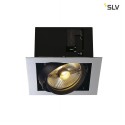 BIG WHITE 311262: AIXLIGHT FLAT SINGLE ES111 chroom/zwart 1xGU10, BIG WHITE Plafondlampen (SLV 154602) BIG WHITE 311262: AIXLIGHT FLAT SINGLE ES111 chroom/zwart 1xGU10, BIG WHITE Plafondlampen (SLV 154602)