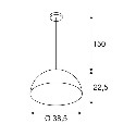 BIG WHITE 309414: FORCHINI PD-2 wit/zilvergrijs 1xE27 handmade, BIG WHITE Hanglampen (SLV 155501) BIG WHITE 309414: FORCHINI PD-2 wit/zilvergrijs 1xE27 handmade, BIG WHITE Hanglampen (SLV 155501)