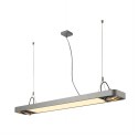 BIG WHITE 159134: AIXLIGHT R2 OFFICE LED z.grijs LED, 2xES111, BIG WHITE Hanglampen (SLV 159134) BIG WHITE 159134: AIXLIGHT R2 OFFICE LED z.grijs LED, 2xES111, BIG WHITE Hanglampen (SLV 159134)