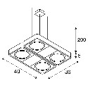 BIG WHITE 159230: AIXLIGHT R2 SQUARE zwart 4xGU10, BIG WHITE Hanglampen (SLV 159230) BIG WHITE 159230: AIXLIGHT R2 SQUARE zwart 4xGU10, BIG WHITE Hanglampen (SLV 159230)