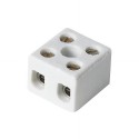 BIG WHITE 300658: PORCELEINEN KROONSTEEN, 2-POLIG VOOR DRADEN VAN 2,5, BIG WHITE Accessoires (SLV 956105) BIG WHITE 300658: PORCELEINEN KROONSTEEN, 2-POLIG VOOR DRADEN VAN 2,5, BIG WHITE Accessoires (SLV 956105)