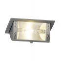 BIG WHITE 307074: HQI-TS DL 70 Downlight, vierkant, zilvergrijs, Rx7s, 70W, BIG WHITE Downlights (SLV 150929) BIG WHITE 307074: HQI-TS DL 70 Downlight, vierkant, zilvergrijs, Rx7s, 70W, BIG WHITE Downlights (SLV 150929)