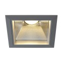 BIG WHITE 313260: LED DOWNLIGHT PRO ST, vierkant, zilvergrijs, voor Fortimo LED Twistable module, max. 20W, BIG WHITE Downlights (SLV 162454) BIG WHITE 313260: LED DOWNLIGHT PRO ST, vierkant, zilvergrijs, voor Fortimo LED Twistable module, max. 20W, BIG WHITE Downlights (SLV 162454)